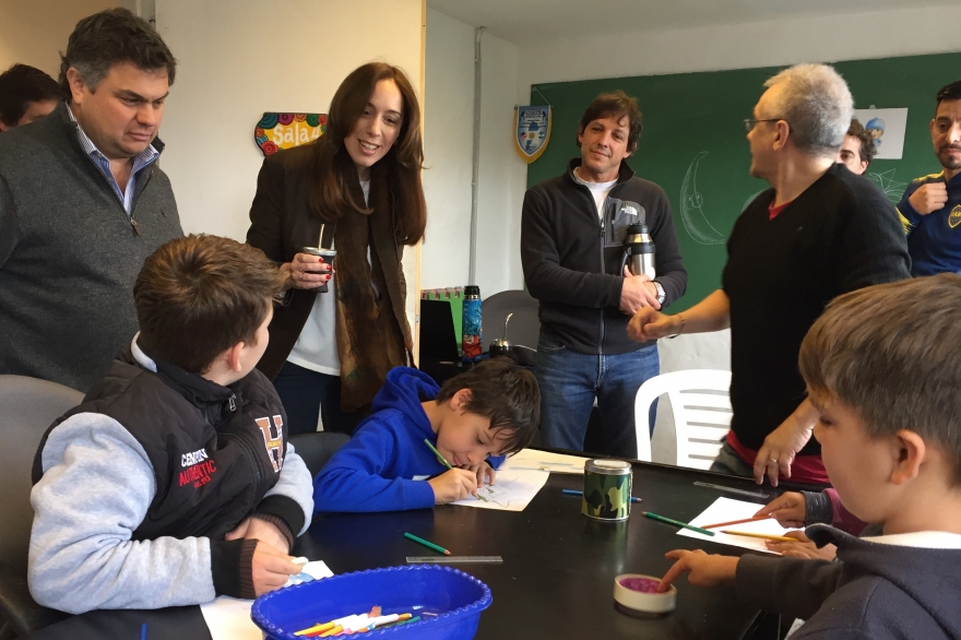 Junto a López Medrano, Vidal visitó Asociación Civil de Loma Hermosa que ayuda a familias de asentamientos