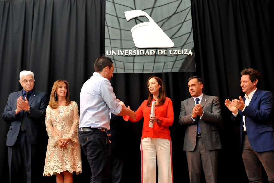Vidal, durante un acto en Ezeiza: “La Universidad Pública es como un puente para el ascenso social”