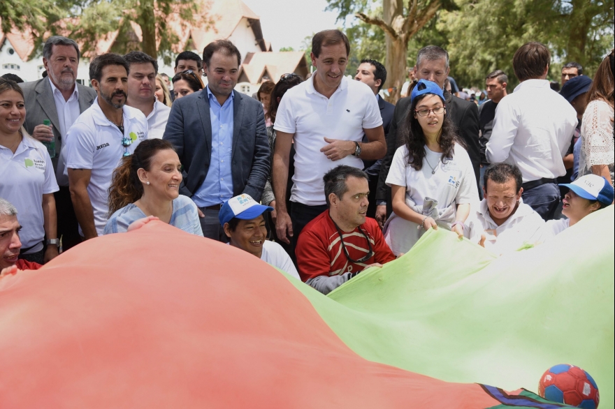 Garro recibió a Michetti en La Plata: participaron de jornada inclusiva en la República de los Niños