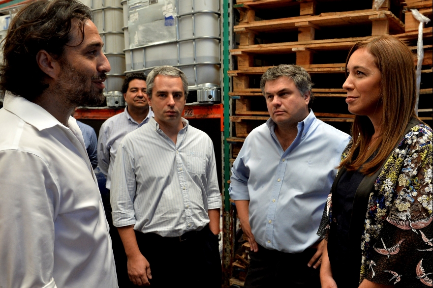 Vidal busca instalar a su candidato en San Martín: llevó a López Medrano a visitar una Pyme