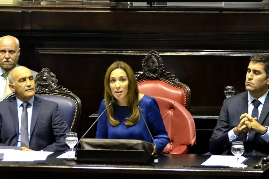 Reviví el discurso completo de Vidal en la Apertura de Sesiones de la Legislatura bonaerense