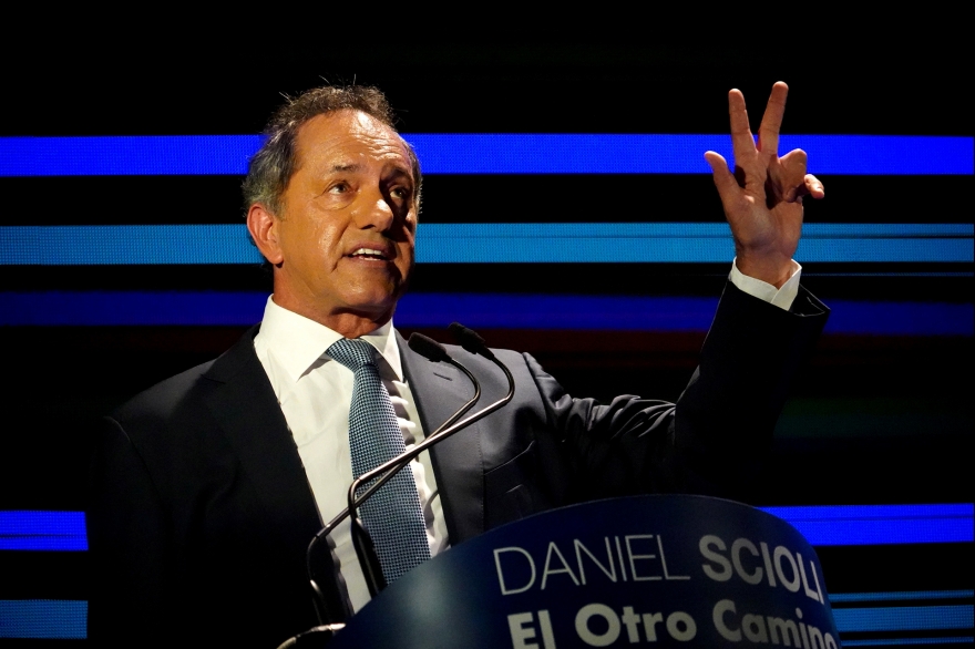 Va por la segunda: Daniel Scioli se adelantó y lanzó su precandidatura como presidente