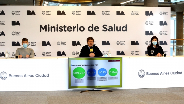 Quirós dijo que si bien la curva está estable en CABA, no significa que "ya no habrá sinsabores”