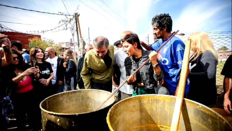 Con críticas a la “crueldad” de Milei, Mayra Mendoza y Máximo Kirchner celebraron el Día del Trabajador