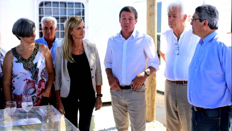 Cañuelas: Marisa Fassi y Javier Rodríguez, supervisaron el avance de obras del Mercado Agroganadero