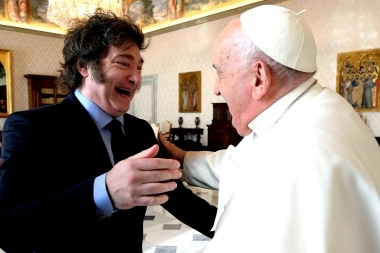 Se dio la reunión: Milei y el Papa charlaron por una hora en el Vaticano