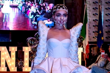 Glamour, diseños de autor y creaciones únicas llegaron al Festival de Moda “Italia en la piel”