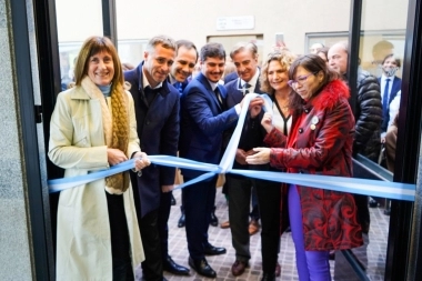 Batakis y Achaval encabezaron la inauguración del nuevo Parque Industrial de Pilar