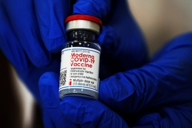 Llegarán más de 3 millones de vacunas de Moderna, donadas por Estados Unidos