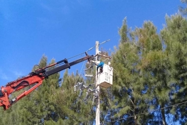 Edelap informó obras de mejora en el Barrio La Parada de Brandsen