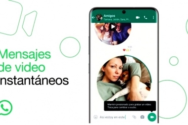 Llegaron los mensajes de video a WhatsApp: cómo funciona la nueva herramienta