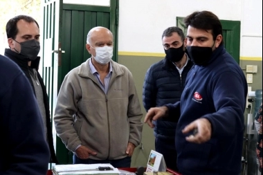 Grindetti y Amendolaggine visitaron emprendedores locales en Berazategui