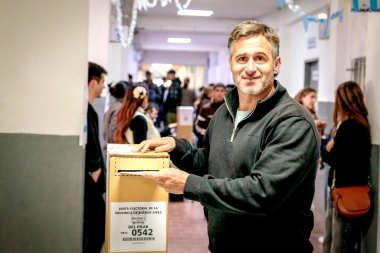 Así votó Achával en Pilar: “Es importante que el pueblo pueda expresarse”