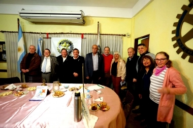 Gray participó de los festejos del 74° aniversario del Rotary Club de Esteban Echeverría