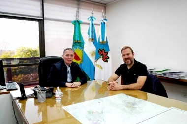 Gray recibió al intendente Granados en Esteban Echeverría