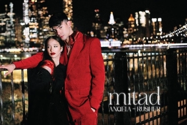Ángela Torres y Rusherking se unieron para estrenar la balada romántica “Mitad”