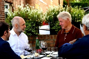 Gira por Estados Unidos: Larreta almorzó Bill Clinton en Nueva York