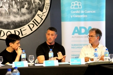 Compromiso municipal: Walker participó en la Mesa Técnica de Comité de Cuencas del Río Salado