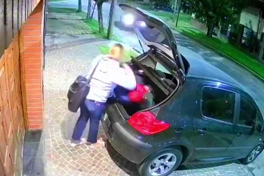 Con la velocidad y los reflejos de un felino, evitó el robo del auto y se refugió en la vivienda