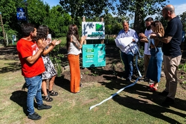 Cascallares recibió a Vilar e inauguraron un Parque Ambiental en Almirante Brown