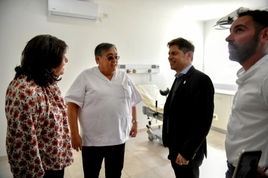 Con el enfoque en obras para la salud, Kicillof visitó Carlos Tejedor