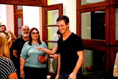 Mantegazza recorrió las nuevas obras en el Jardín 901 de San Vicente