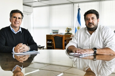 Juanci Martínez se reunió con dos ministros bonaerenses para avanzar en obras para Rivadavia