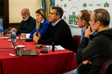 Rivadavia presentó la primera etapa del plan Director de Desagües Pluviales de América