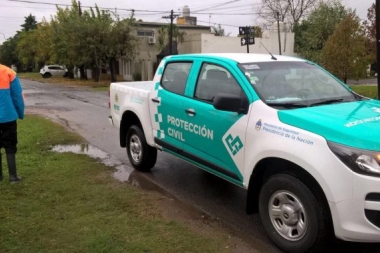Municipio de La Plata desplegó operativo de asistencia vecinal tras fuerte temporal
