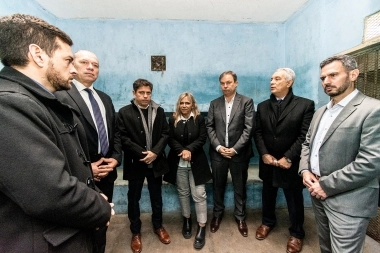 Kicillof visitó a Cascallares y Fabiani en el despliegue de efectivos a Almirante Brown