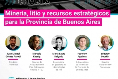 Diputados bonaerenses: jornada sobre litio, minería y producción