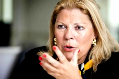 Al igual que Ritondo, Carrió dijo que quiere ser candidata por la Gobernación bonaerense