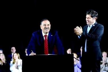 Quintela, de muy buen vínculo con Kicillof, busca suceder a Alberto Fernández en el PJ nacional