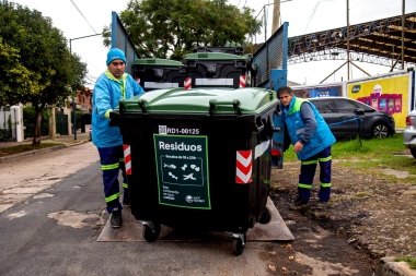 El Municipio de San Isidro instaló 3.000 nuevos contenedores para mejorar la gestión de los residuos