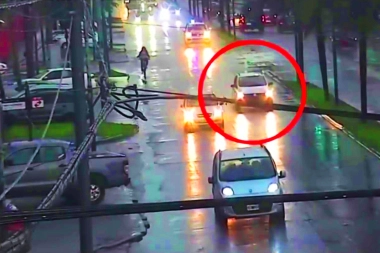 Persecución y operativo cerrojo para detener a tres sujetos que robaron un auto con un Tramontina