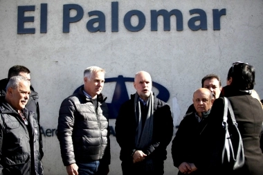 Larreta respaldó a su candidato en Morón y prometió reabrir el aeropuerto de El Palomar