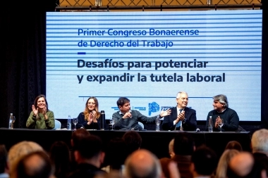 Kicillof inauguró el Congreso de Derecho del Trabajo y destacó la gestión de Ruiz Malec