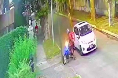 Conurbano en llamas: se resistió al robo de la moto y con los vecinos corrió al ladrón