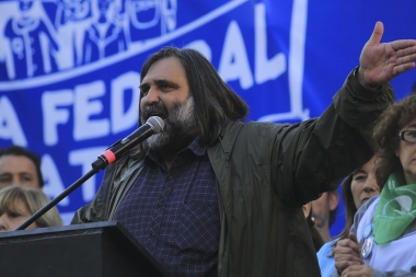 Baradel apuntó contra Vidal ante la posible multa a Suteba por no acatar la conciliación obligatoria