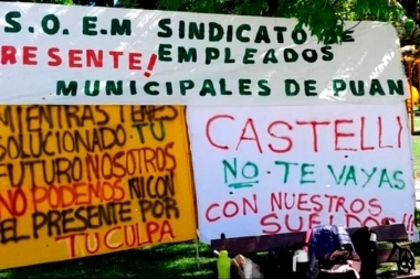 La Provincia abonará los salarios a municipales de Puan que el intendente saliente no pagó