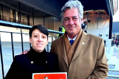 Lucía Gómez llevó reclamos del campo a la apertura oficial de la Exposición Rural