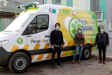 Ante la emergencia sanitaria, Pergamino incorporó una nueva ambulancia para el SAME