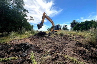 El Municipio de Roque Pérez concluyó una obra de canalización pluvial clave para la ciudad