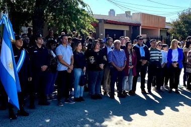 Roque Pérez: Sciaini encabezó el homenaje por el Día del Veterano y de los Caídos en la guerra de Malvinas