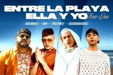BM, Rusherking y El Peipper remixaron el clásico "Entre la playa, ella y yo" de Big Yamo