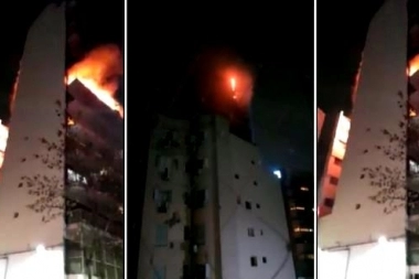 Conmoción en Recoleta: se incendió un edificio y murieron 5 personas