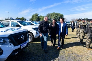 Kicillof visitó La Matanza y entregó patrulleros: “Todo este esfuerzo nos ha permitido reducir el delito”