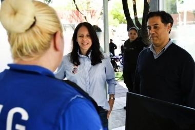 Soledad Martínez afina su paso en Vicente López y puso en marcha una nueva comisaría