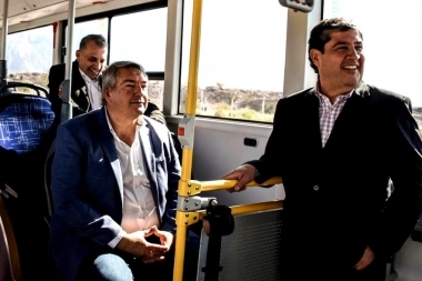 D’Onofrio visitó San Juan: el foco en la “transformación del transporte público”
