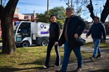 Mayra Mendoza supervisó un operativo de limpieza: “Mantener limpia a Quilmes es nuestro compromiso”